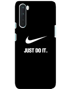 Чехол для OnePlus Nord с картинкой «Классический принт Nike»
