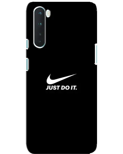 Чехол для OnePlus Nord с картинкой «Минимализм от Nike»