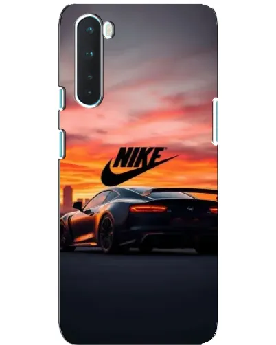 Чехол для OnePlus Nord с картинкой «Nike и суперкар»
