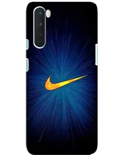 Чохол для OnePlus Nord з картинкою «Синій пульс Nike»
