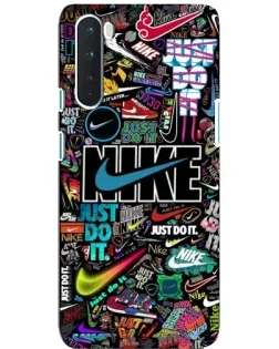 Чохол для OnePlus Nord з картинкою «Яскравий колаж Nike»