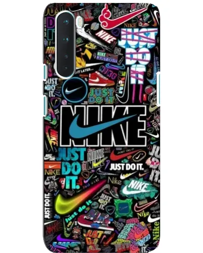 Чехол для OnePlus Nord с картинкой «Яркий коллаж Nike» Чехол для OnePlus Nord с картинкой «Яркий коллаж Nike»