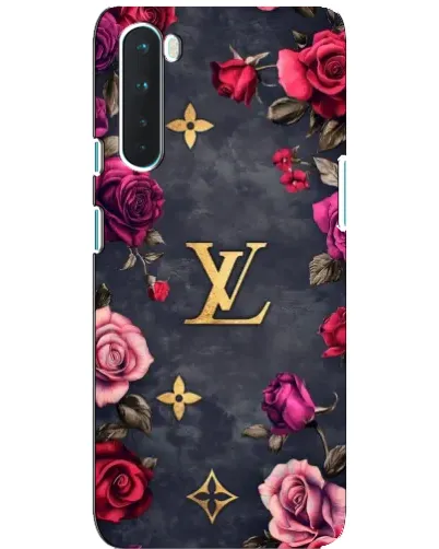 Чехол для OnePlus Nord с картинкой «Цветочный Louis Vuitton»