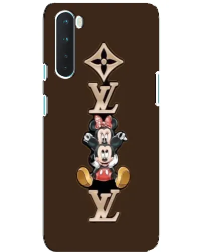 Чехол для OnePlus Nord с картинкой «LV и Микки Маус»