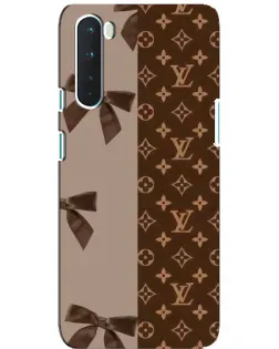 Чехол для OnePlus Nord с картинкой «Louis Vuitton — банты»