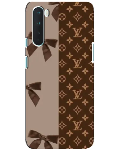 Чехол для OnePlus Nord с картинкой «Louis Vuitton — банты»