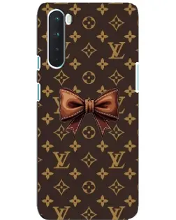 Чехол для OnePlus Nord с картинкой «LV с бантом»