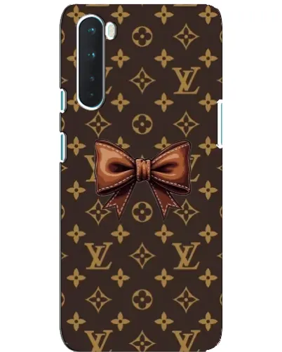 Чехол для OnePlus Nord с картинкой «LV с бантом»