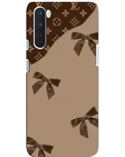 Чехол для OnePlus Nord с картинкой «LV — кофейный атлас»