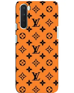 Чехол для OnePlus Nord с картинкой «Оранжевый стиль LV»