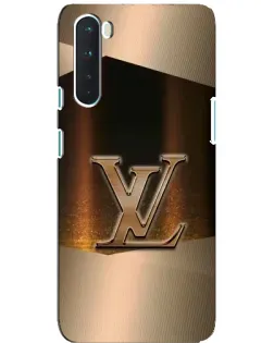 Чехол для OnePlus Nord с картинкой «LV — золотое сияние»