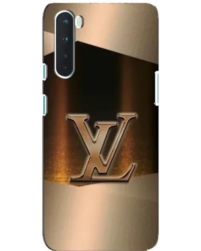 Чехол для OnePlus Nord с картинкой «LV — золотое сияние»
