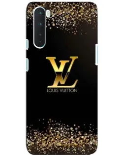 Чехол для OnePlus Nord с картинкой «LV — золотые искры»