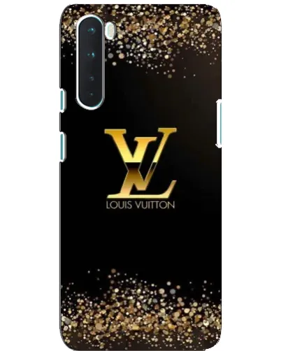 Чехол для OnePlus Nord с картинкой «LV — золотые искры»
