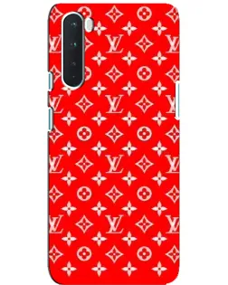 Чехол для OnePlus Nord с картинкой «Яркий паттерн LV»