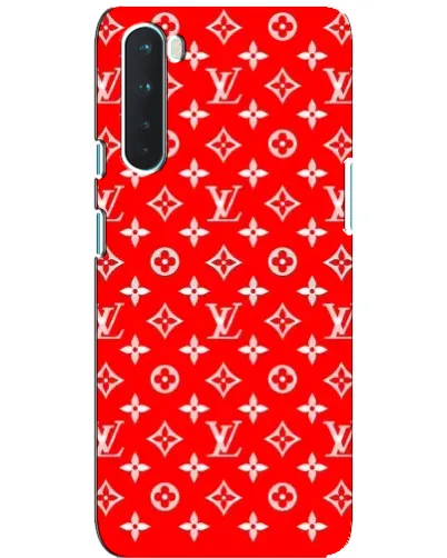 Чехол для OnePlus Nord с картинкой «Яркий паттерн LV»