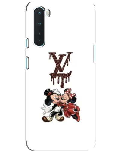 Чехол для OnePlus Nord с картинкой «LV и Микки Маус»