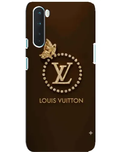 Чехол для OnePlus Nord с картинкой «LV — золотая печать»
