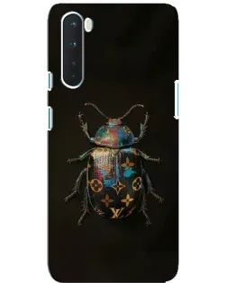 Чехол для OnePlus Nord с картинкой «LV — мраморный принт»