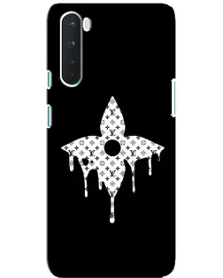 Чехол для OnePlus Nord с картинкой «Цветочная монограмма»