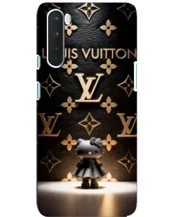 Чехол для OnePlus Nord с картинкой «Монограмма с фигурой»