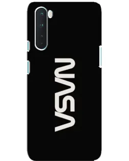 Чехол для OnePlus Nord с картинкой «NASA — вертикальный логотип»