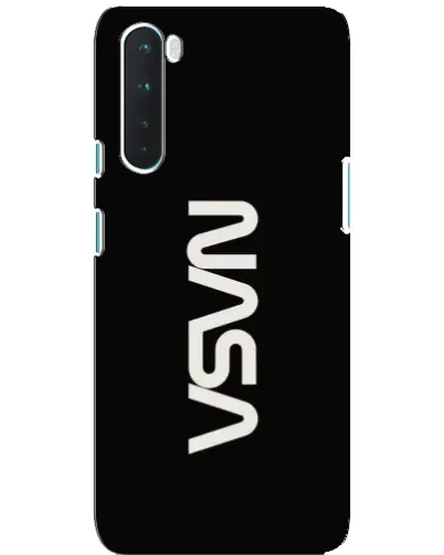 Чехол для OnePlus Nord с картинкой «NASA — вертикальный логотип»