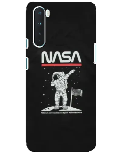 Чехол для OnePlus Nord с картинкой «NASA — шагаем по Луне»