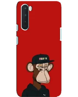 Чохол для OnePlus Nord з картинкою «Bored Ape — червоний фон» Чохол для OnePlus Nord з картинкою «Bored Ape — червоний фон»