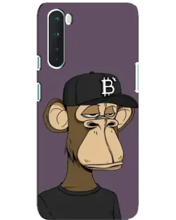 Чехол для OnePlus Nord с картинкой «Bored Ape в кепке»