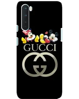 Чохол для OnePlus Nord з картинкою «Gucci — герої Disney»