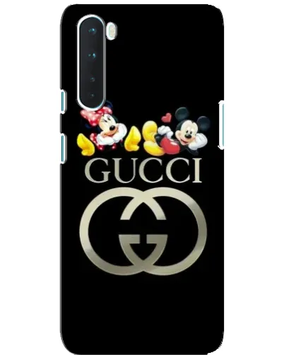 Чохол для OnePlus Nord з картинкою «Gucci — герої Disney»