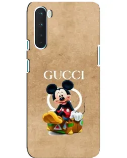 Чохол для OnePlus Nord з картинкою «Міккі Маус Gucci — крафт»