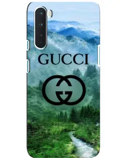 Чохол для OnePlus Nord з картинкою «Gucci — гірський пейзаж»