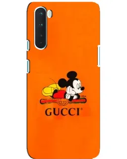 Чохол для OnePlus Nord з картинкою «Міккі Маус Gucci — помаранч» Чохол для OnePlus Nord з картинкою «Міккі Маус Gucci — помаранч»