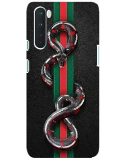 Чохол для OnePlus Nord з картинкою «Gucci — змія на смузі» Чохол для OnePlus Nord з картинкою «Gucci — змія на смузі»