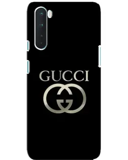 Чохол для OnePlus Nord з картинкою «Gucci — золото на чорному» Чохол для OnePlus Nord з картинкою «Gucci — золото на чорному»