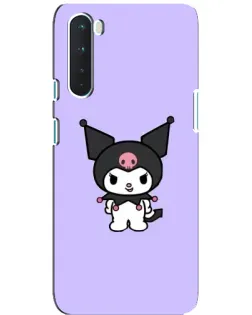 Чехол для OnePlus Nord с картинкой «Kuromi — нежный фиолетовый»