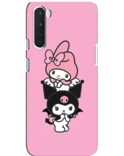 Чехол для OnePlus Nord с картинкой «My Melody и Kuromi»