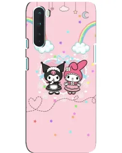 Чехол для OnePlus Nord с картинкой «My Melody и Kuromi»