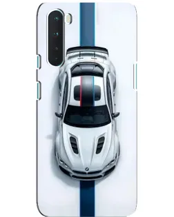 Чехол для OnePlus Nord с картинкой «Вид сверху — BMW M»