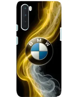 Чехол для OnePlus Nord с картинкой «Золотистый дым BMW»