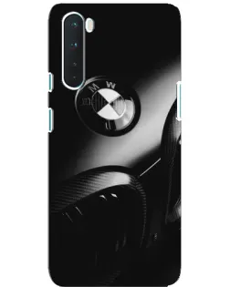 Чехол для OnePlus Nord с картинкой «Эмблема BMW — макро»