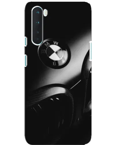 Чехол для OnePlus Nord с картинкой «Эмблема BMW — макро»