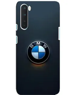Чехол для OnePlus Nord с картинкой «Логотип BMW — минимализм»