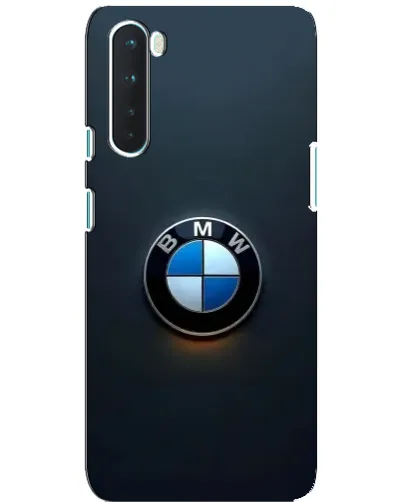 Чехол для OnePlus Nord с картинкой «Логотип BMW — минимализм»