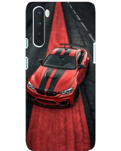 Чехол для OnePlus Nord с картинкой «BMW на красной дорожке»