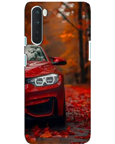 Чехол для OnePlus Nord с картинкой «Осенняя BMW M4»