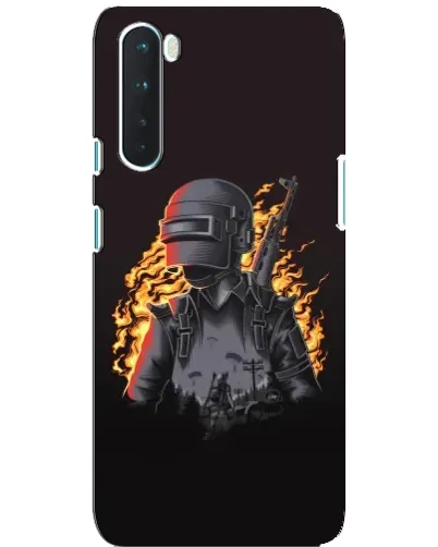 Чохол для OnePlus Nord з картинкою «PUBG — вогняний силует» Чохол для OnePlus Nord з картинкою «PUBG — вогняний силует»