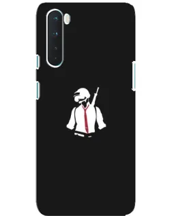 Чохол для OnePlus Nord з картинкою «PUBG — силует воїна»